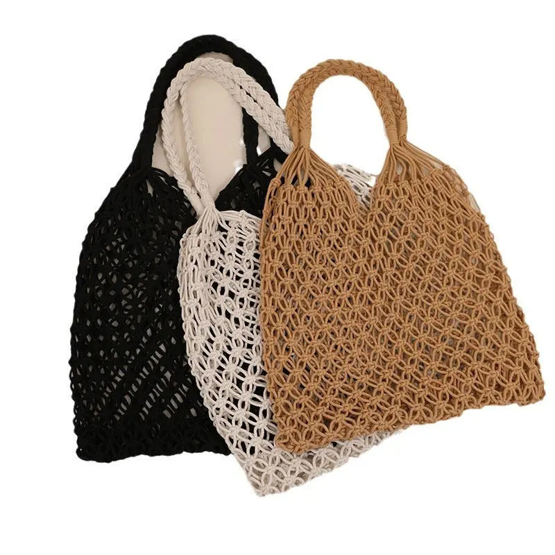 Womens Casual Woven HandBag Angel Wishes