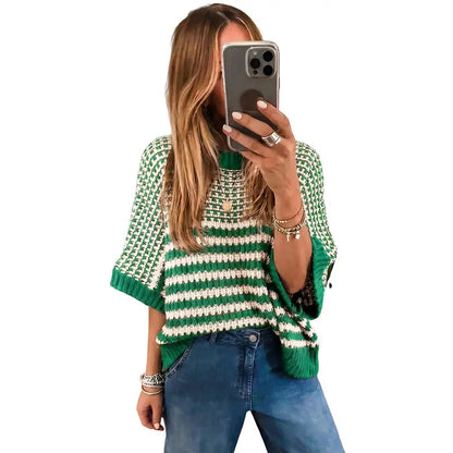 Womens Crew-neck Sweater A Stylish Versatile And Relaxed-fit Top Angel Wishes