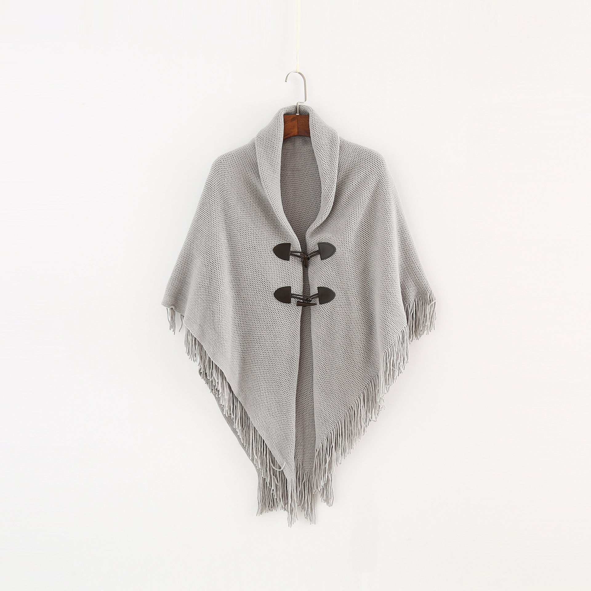 Loose Knitted Kimono Poncho Shawl Cardigan Angel Wishes