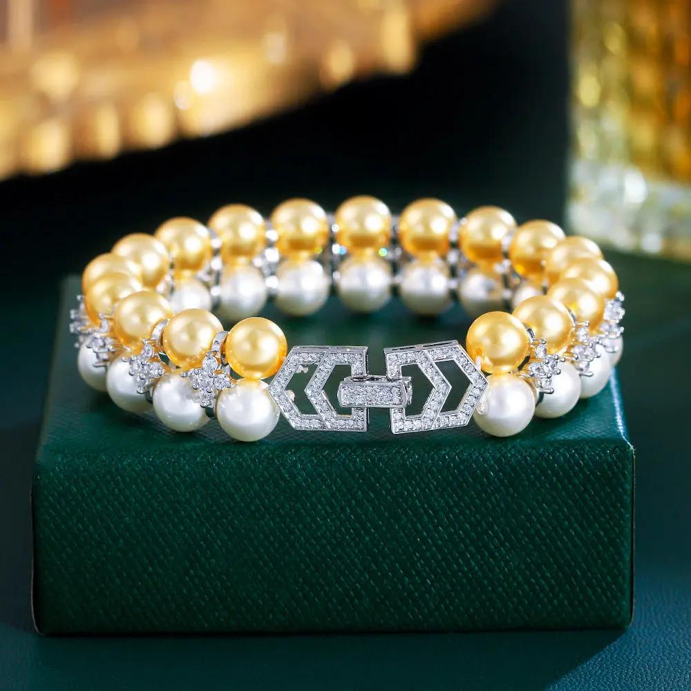 Shell Pearls Hand Beaded Bracelet Angel Wishes