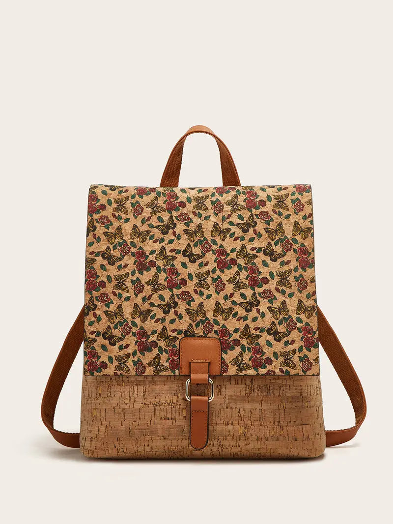 Affordable Luxury Fashion High-grade Fashion Retro Printed Backpack Angel Wishes