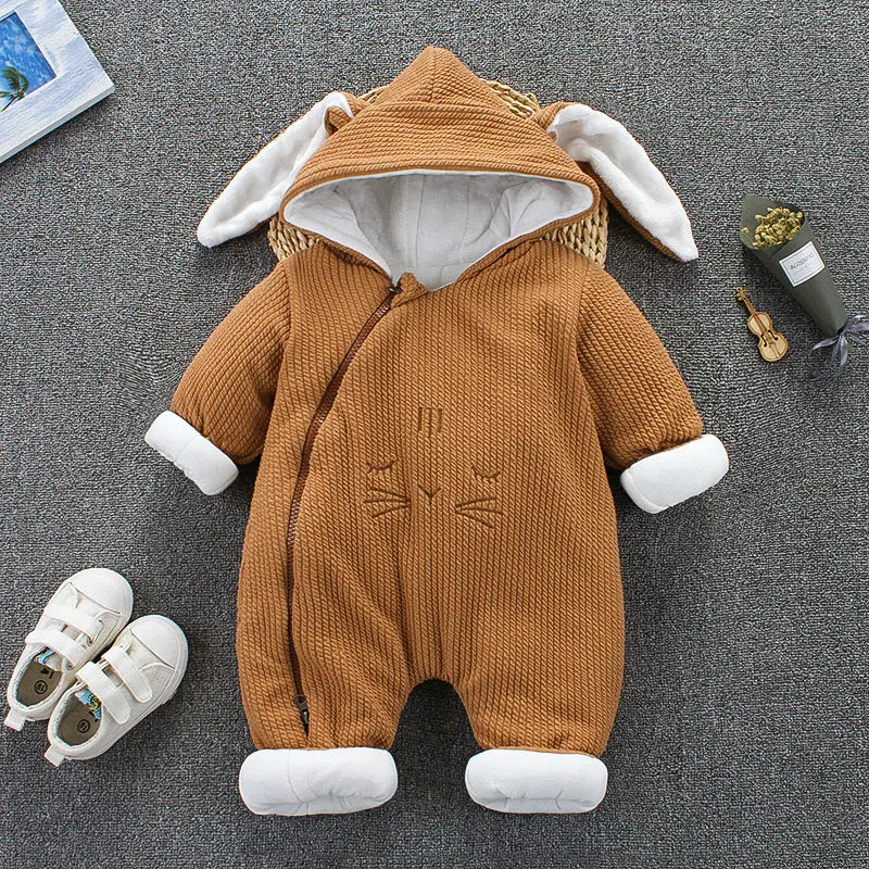 Autumn Winter Coat Jumpsuit Baby Clothing Newborn Snowsuit Boy Warm Romper Down Cotton Jackets Girl Snow clothes Bodysuit Angel Wishes