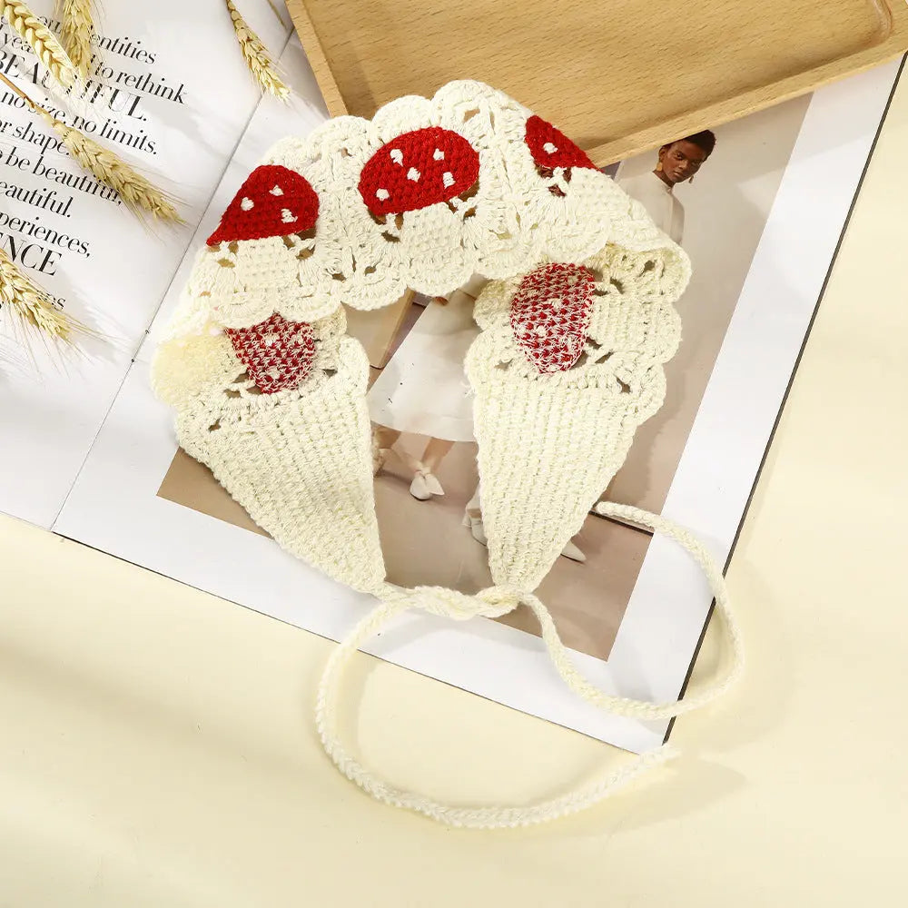 Knitted Wool Headwrap Headband Hair Accessories Angel Wishes