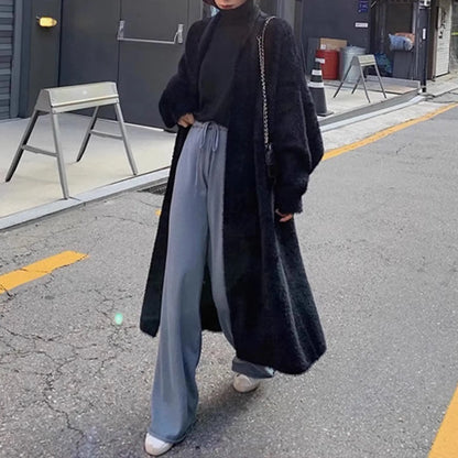 Trendy Soft Long Cardigan Coat Angel Wishes