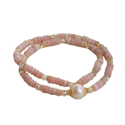 Stringed Pearls Bracelet Angel Wishes