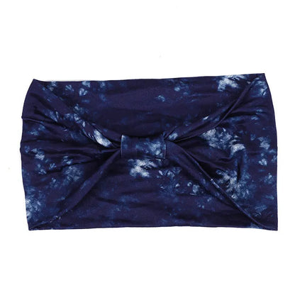 Tie-dye Sports Sweat-absorbent Hair Band Headscarf Angel Wishes