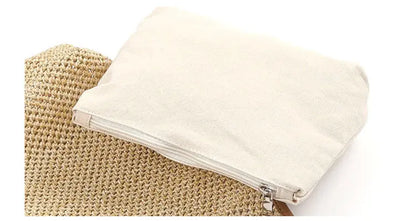 Vest Fishnet Bag Literary Straw Shoulder Bag Angel Wishes
