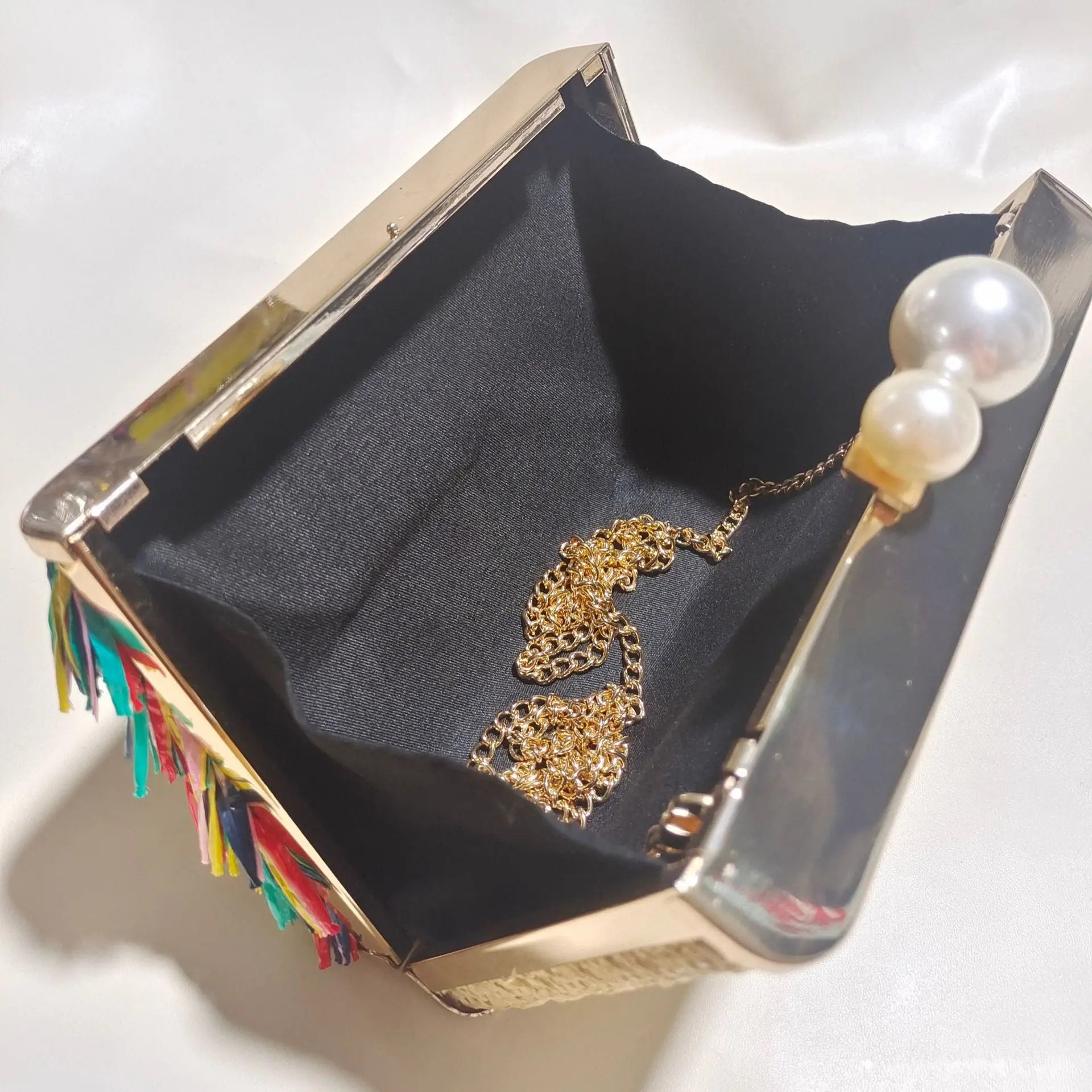 Women's Fashion Seven Color Tassel Dinner Bag Angel Wishes
