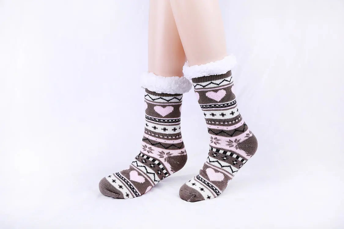 Thickened Non-slip Indoor Knitted Woolen Socks Angel Wishes