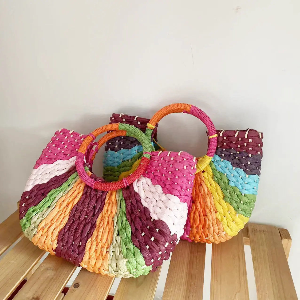 Large Capacity Bohemian Vacation Photo Bag Angel Wishes