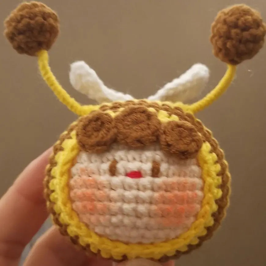 Handmade Crocheted Bee Angel Wishes