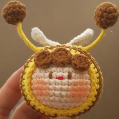 Handmade Crocheted Bee Angel Wishes