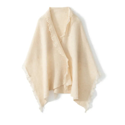 Cashmere Women's Thin Warm Single-strand Scarf Angel Wishes