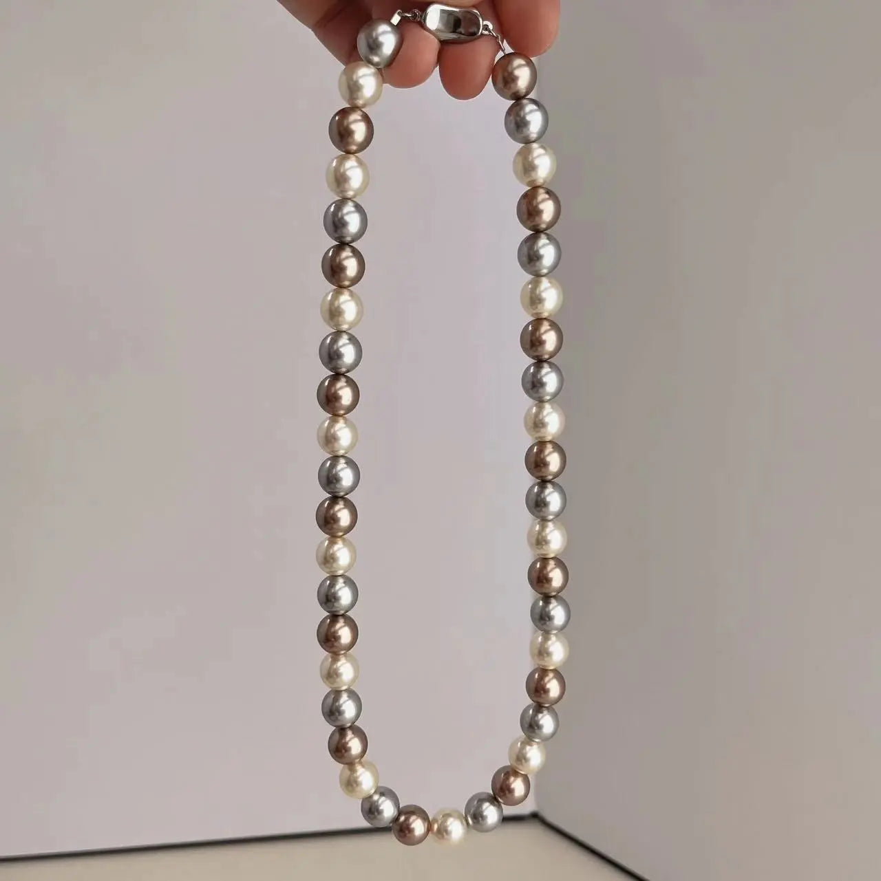 Round Pearl Necklace - Angel Wishes