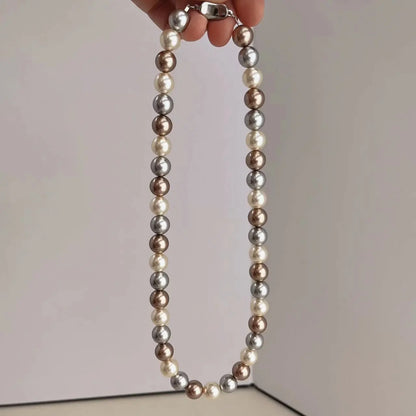 Round Pearl Necklace - Angel Wishes