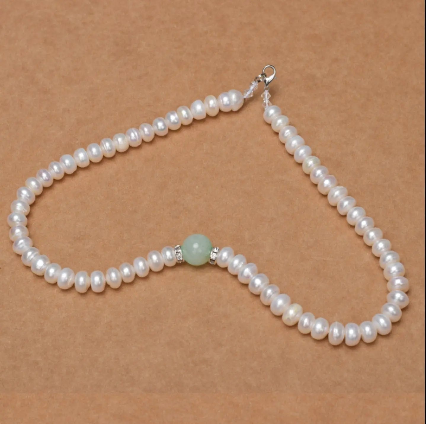 Plump White Natural Pearl Necklace Angel Wishes