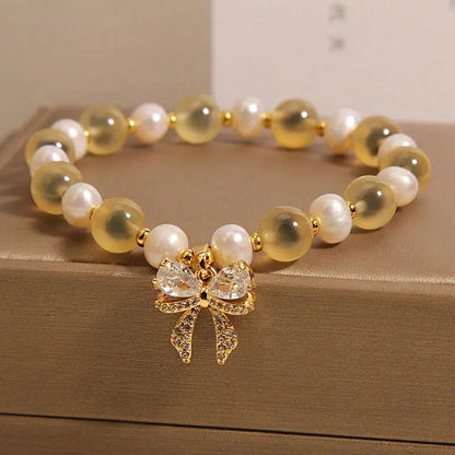 Natural Agate Bracelet For Women Angel Wishes