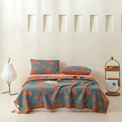 Multifunctional Three-layer Gauze Blanket Angel Wishes