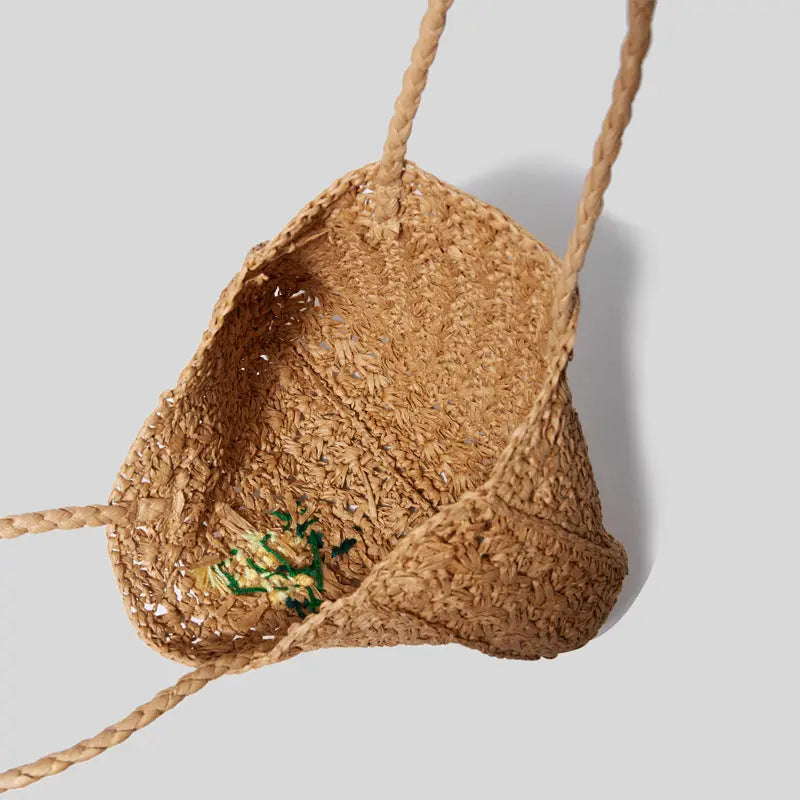 Flower Straw Bags Angel Wishes