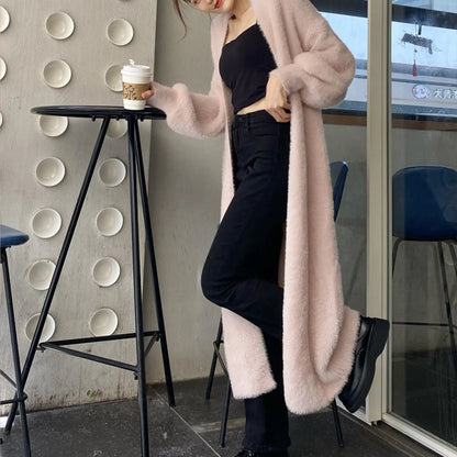 Trendy Soft Long Cardigan Coat Angel Wishes