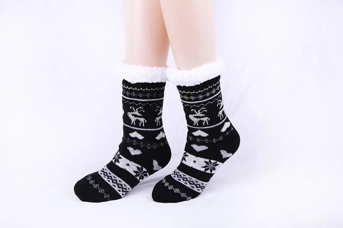 Thickened Non-slip Indoor Knitted Woolen Socks Angel Wishes