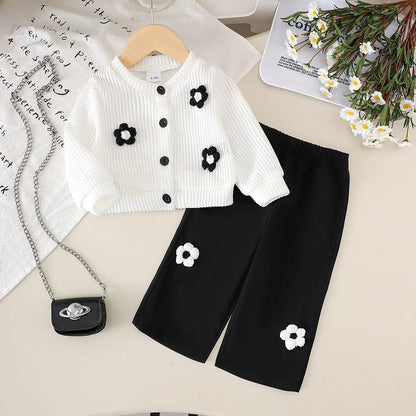 Long Sleeves Top And Trousers Angel Wishes