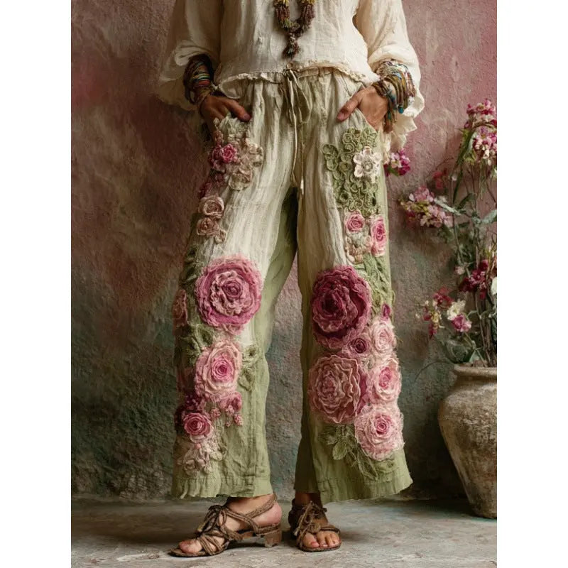 Elegant Straight Trousers Angel Wishes