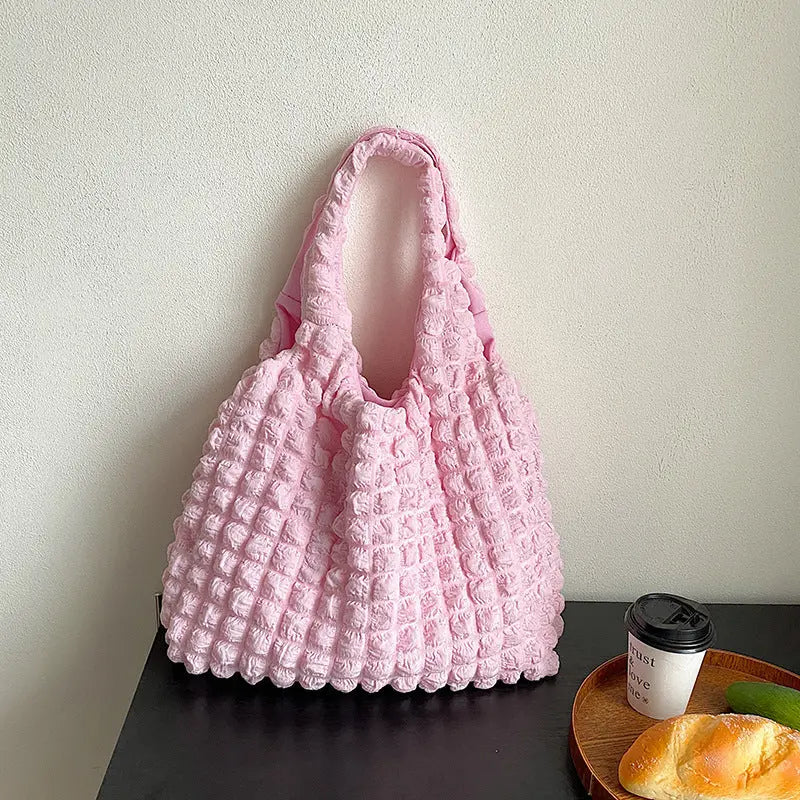 Cute Pleated Shoulder Bags Angel Wishes
