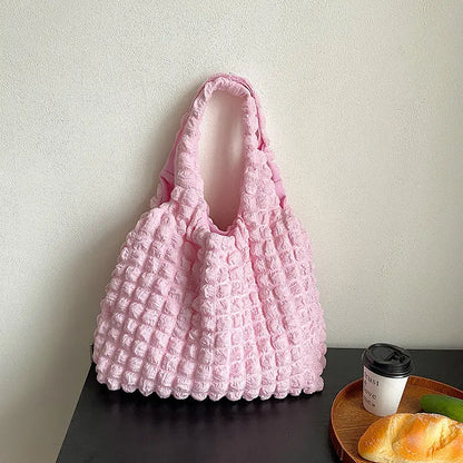 Cute Pleated Shoulder Bags Angel Wishes