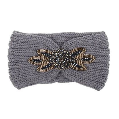 Hair Band Diamond Sticking Knit Woolen Head Angel Wishes