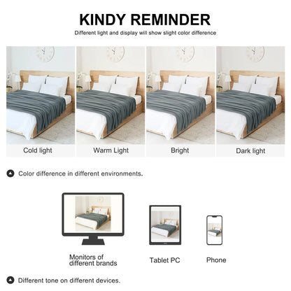 PiccoCasa Cooling Bamboo Blanket All Seasons Breathable for Hot Sleepers, Soft and Lightweight for Bed, Sofa Thin Blanket Summer Keep Cool Light Gray Single 150x200cm Angel Wishes