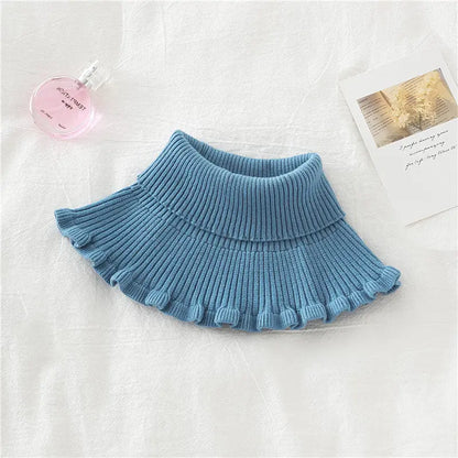 Knitted False Neck Wool High Collar Angel Wishes