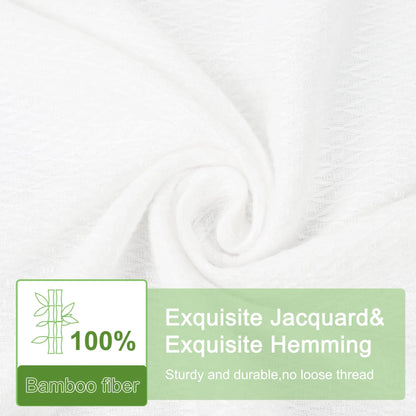 PiccoCasa Cooling Bamboo Blanket All Seasons Breathable for Hot Sleepers, Soft and Lightweight for Bed, Sofa Thin Blanket Summer Keep Cool Light Gray Single 150x200cm Angel Wishes