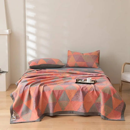 Multifunctional Three-layer Gauze Blanket Angel Wishes