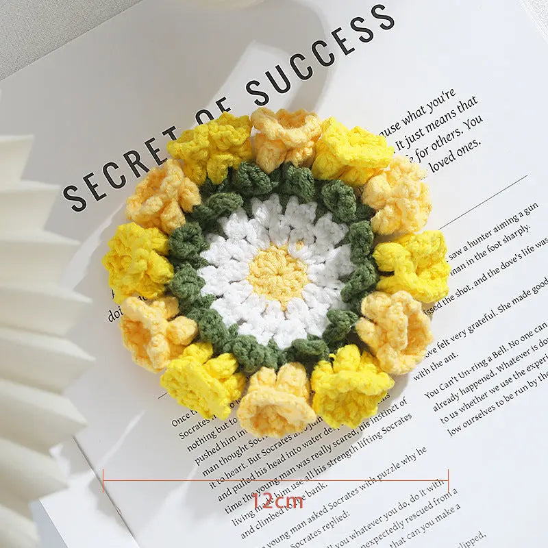 Hand-knitted Coaster Angel Wishes