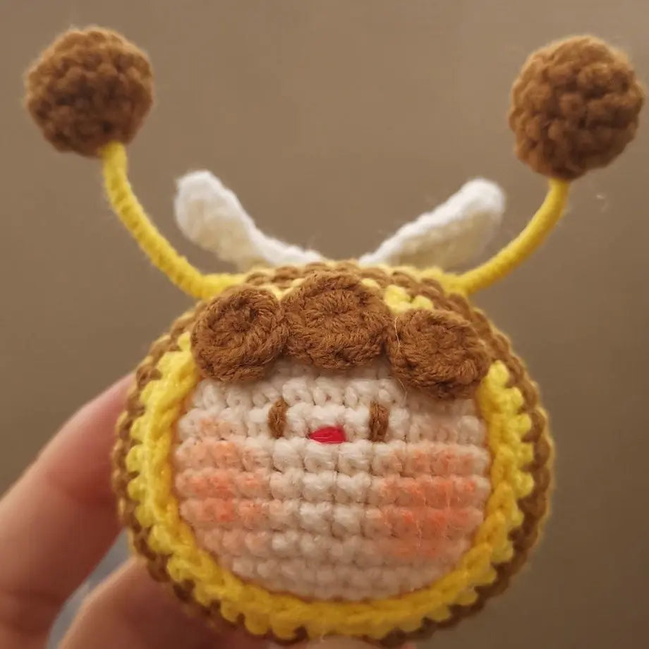 Handmade Crocheted Bee Angel Wishes