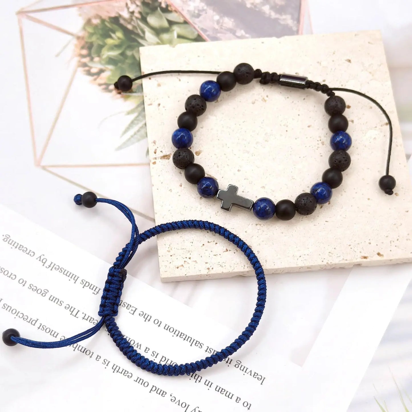 Hand-woven Bracelet Set - Angel Wishes