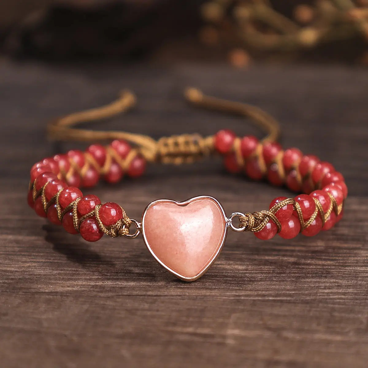 Natural Stone Bracelet Lapis Lazuli Pattern Double-row Braided Bracelet Angel Wishes