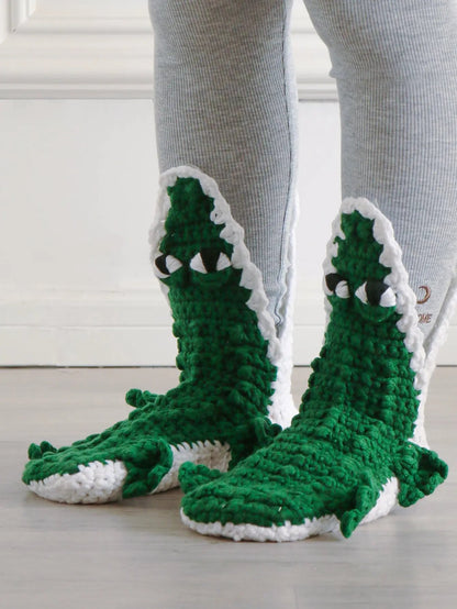 Crochet Animal Ladies Floor Socks Angel Wishes