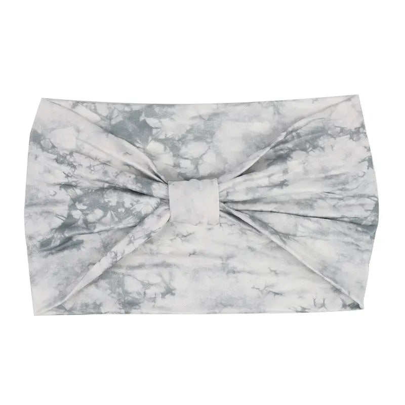 Tie-dye Sports Sweat-absorbent Hair Band Headscarf Angel Wishes
