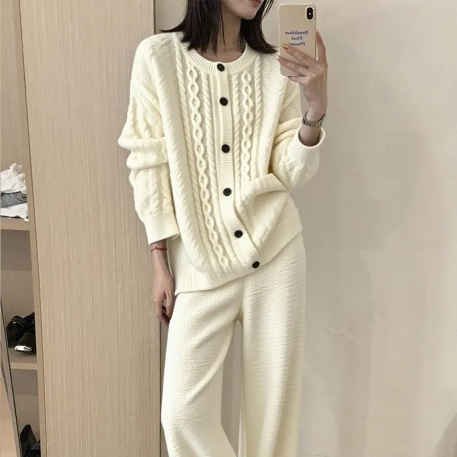 Knitted Sweater Cardigan And Trousers Angel Wishes