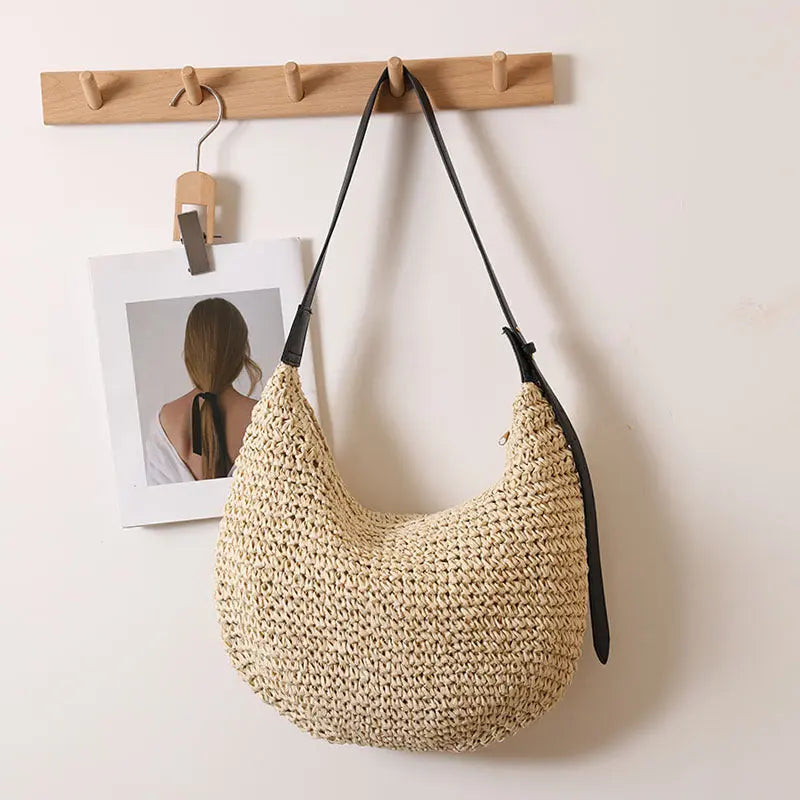 Fashionable Straw Bag Angel Wishes