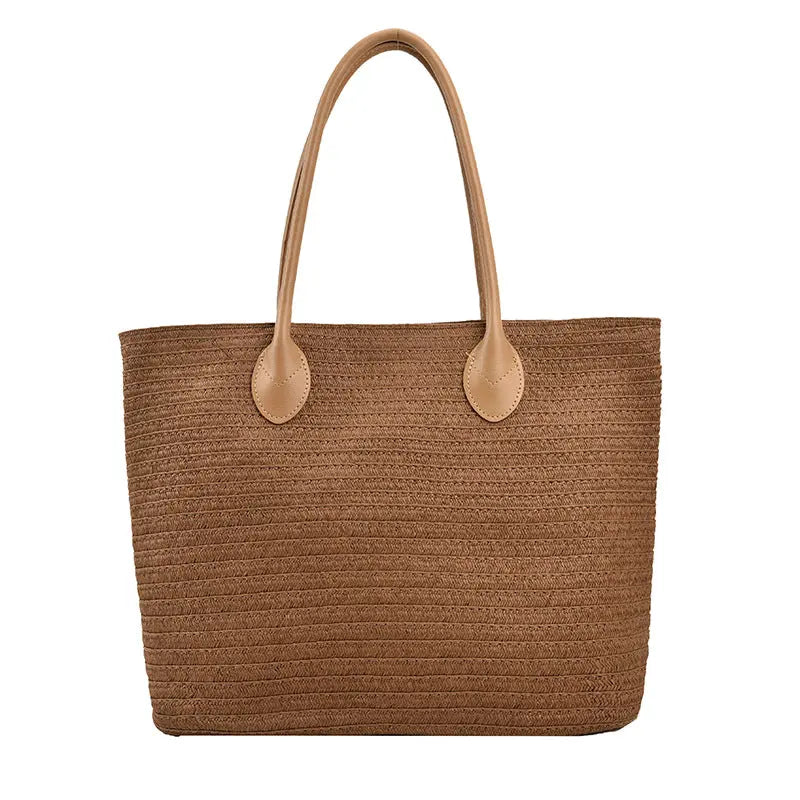 Woven Tote Seaside Vacation Style Beach Bag Angel Wishes