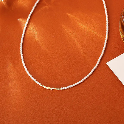 Pearl Necklace Simple Fashion High Sense All-matching Angel Wishes
