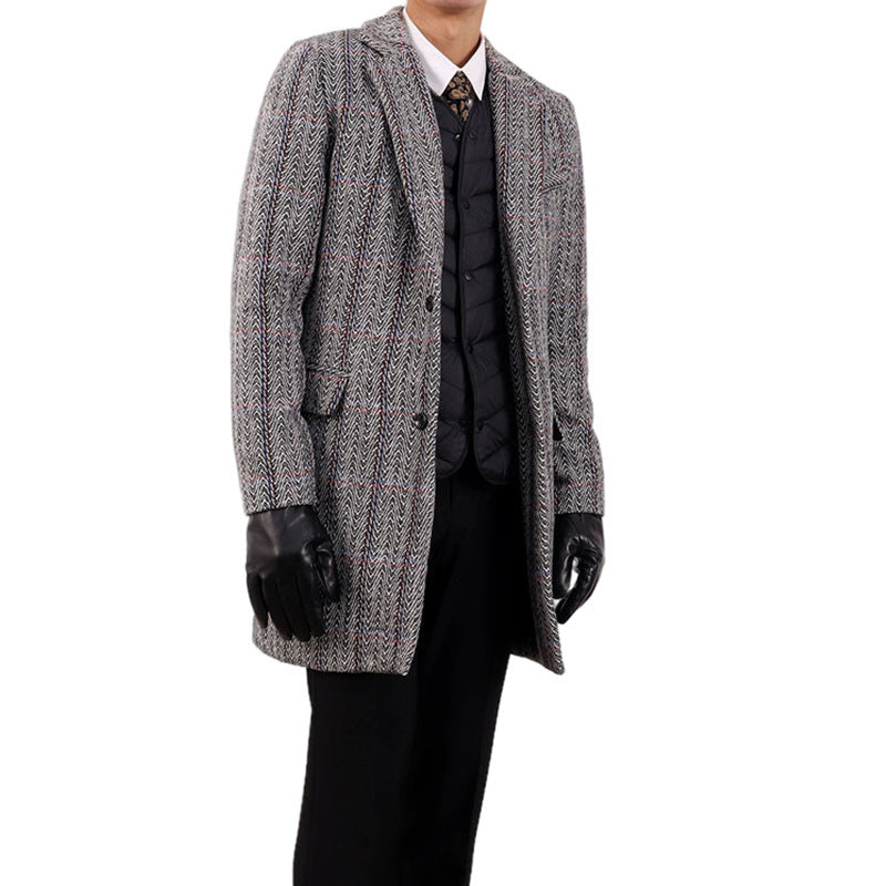 Winter Men's Thickened Coat Angel Wishes