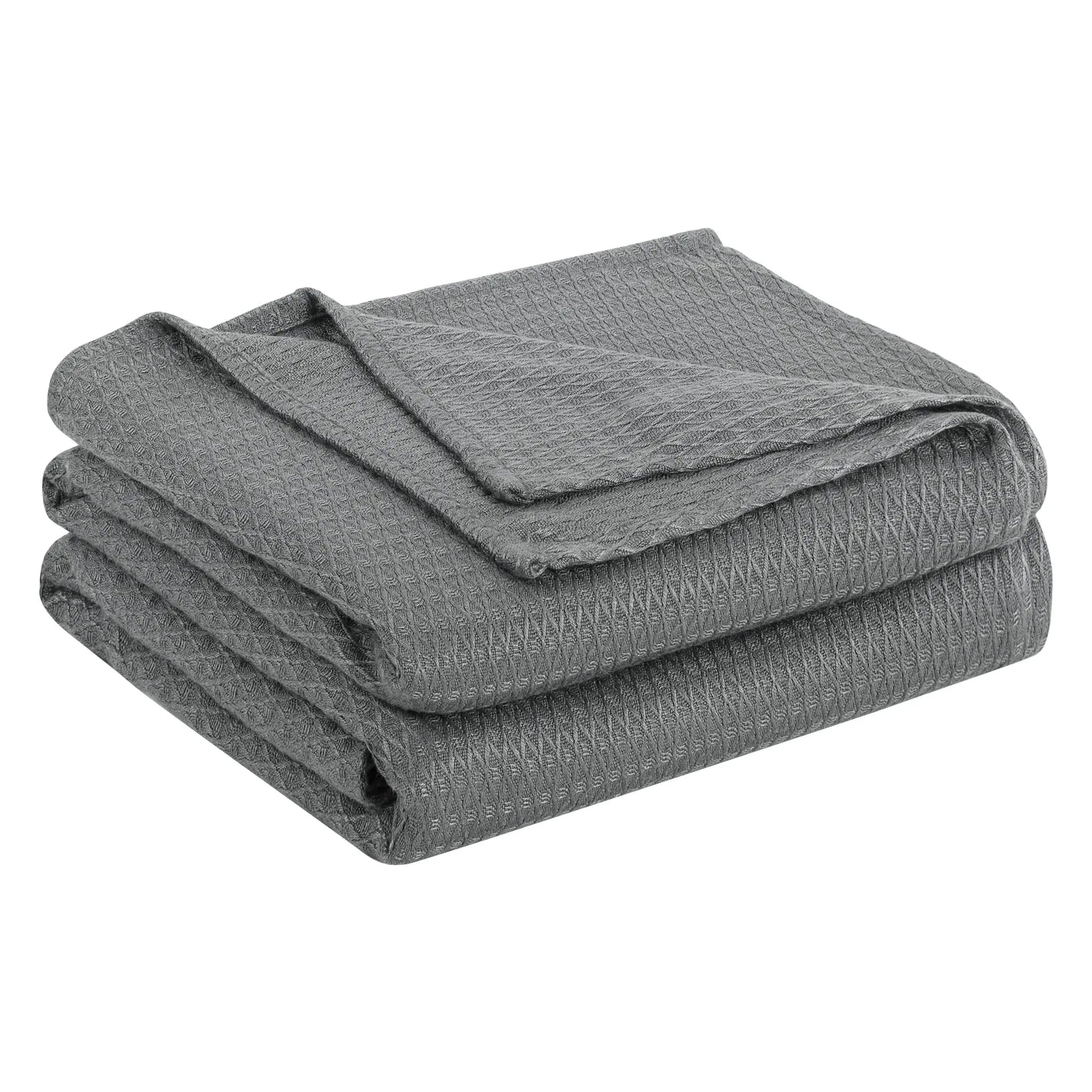 PiccoCasa Cooling Bamboo Blanket All Seasons Breathable for Hot Sleepers, Soft and Lightweight for Bed, Sofa Thin Blanket Summer Keep Cool Light Gray Single 150x200cm Angel Wishes