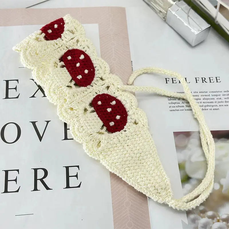 Knitted Wool Headwrap Headband Hair Accessories Angel Wishes