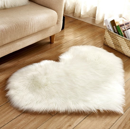 Plush Heart Shaped Carpet Angel Wishes