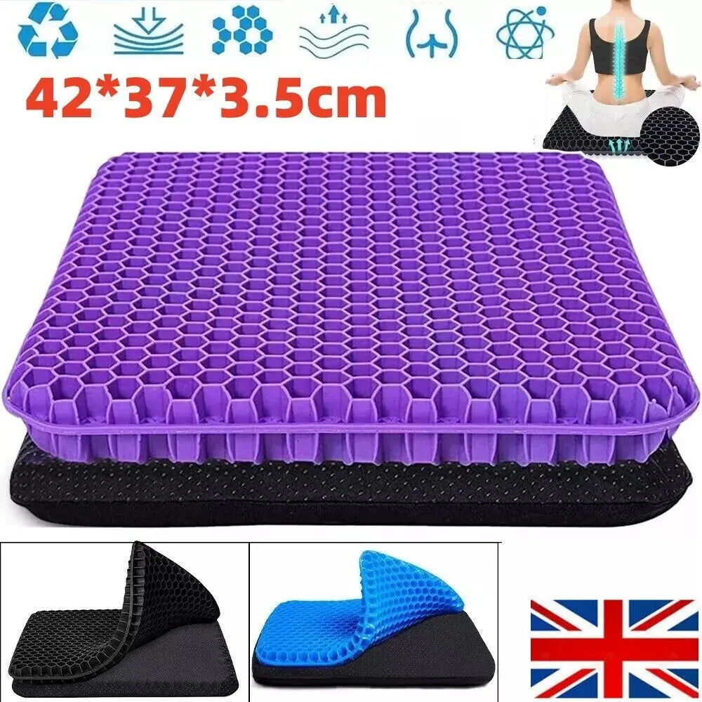 Gel Seat Cushion For Lower Back Pain Pressure Relief Angel Wishes