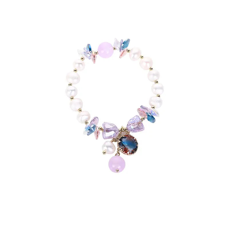 Fashion Crystal Pendant Women's Bracelet Angel Wishes